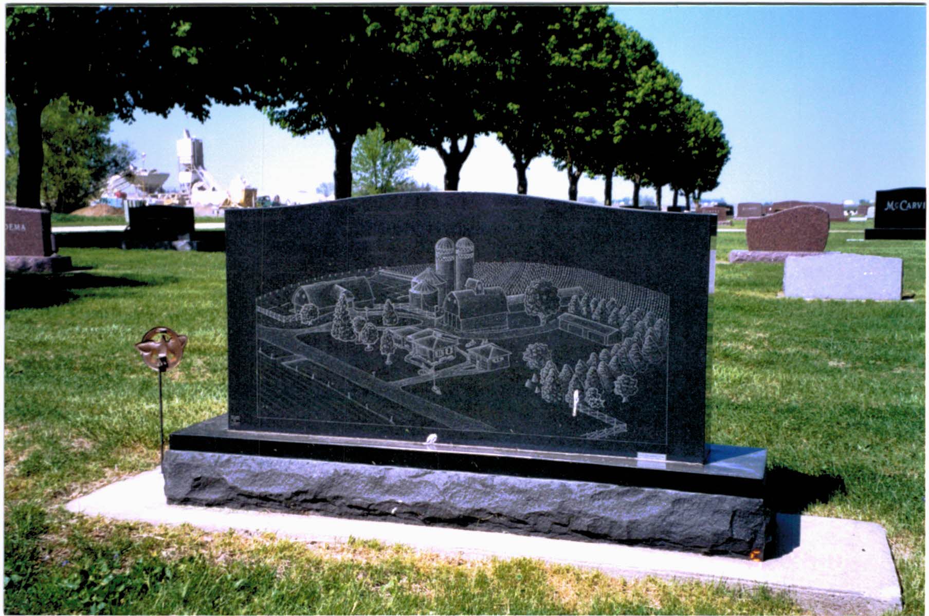 Farm scene Black Hawk Memorial